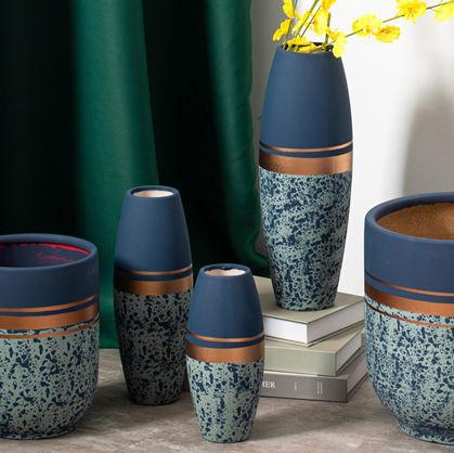 Fashion Nordic Style Flower Vase Wedding Hotel Centerpiece Decorative Matte Ceramic Vase For Decor