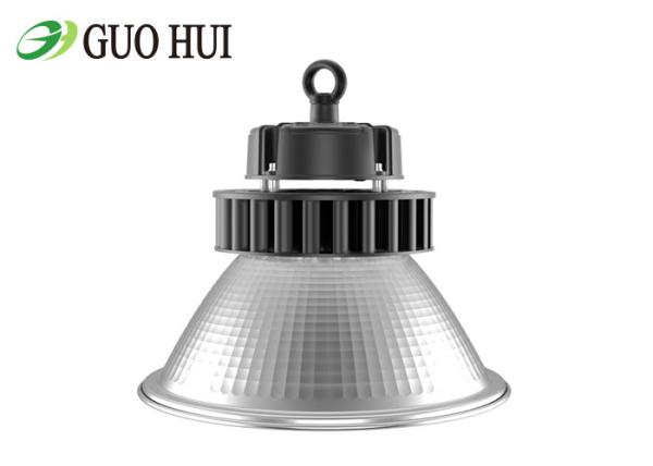 60w LED High Bay Warehouse Lights , Factory Round High Bay Light With Copper Heat Pipe