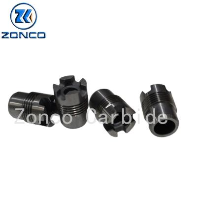 Customized Tungsten Carbide Cross Groove Threaded Nozzle As PDC Drilling Bits