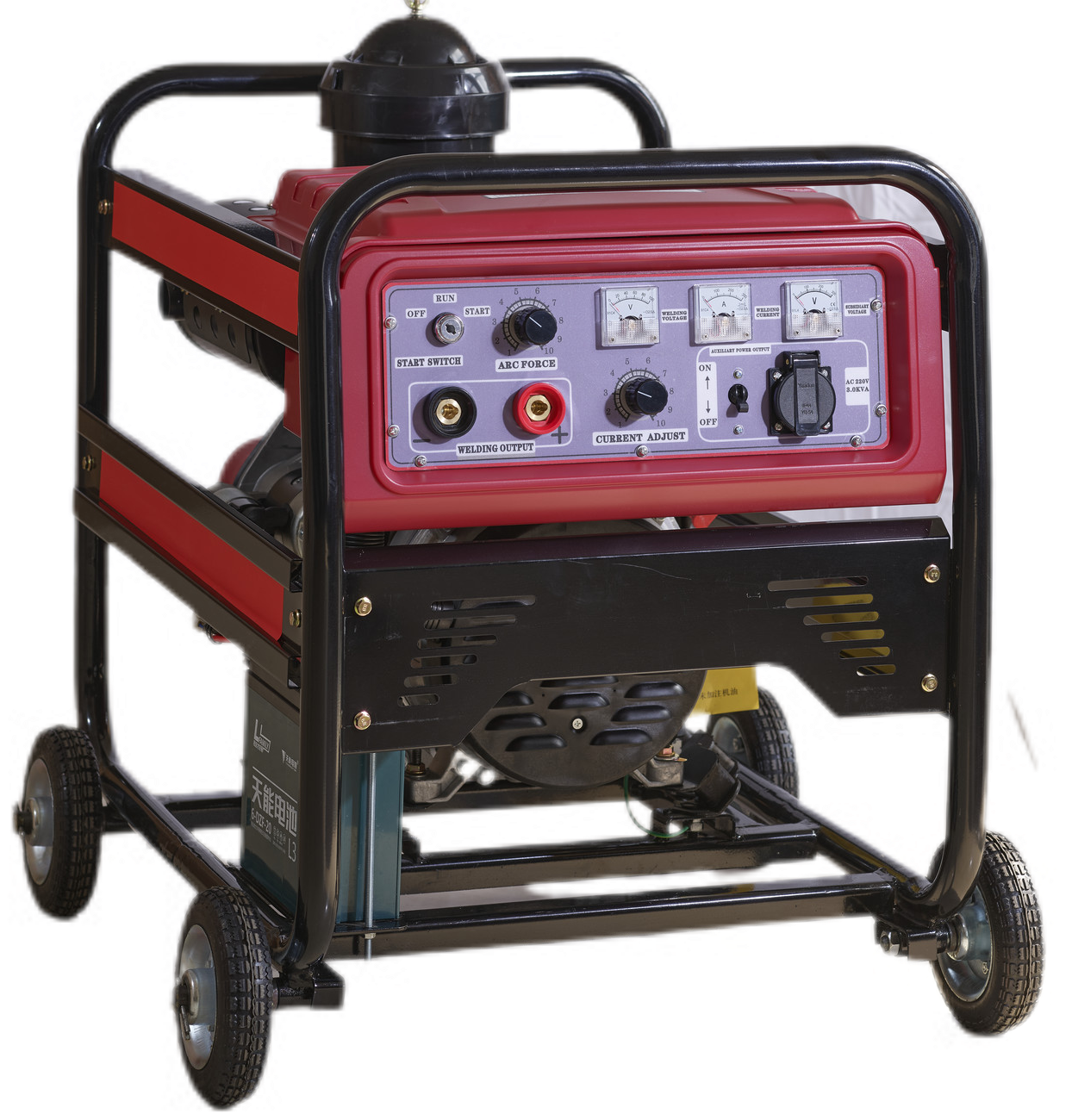 генератор 210A с приводом от двигателя аппарата для дуговой сварки 3kW 220V дизельный сваривая