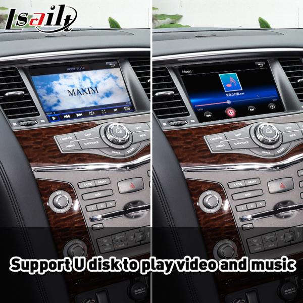 Relação sem fio da integração de Lsailt Android auto Carplay para Nissan Patrol Y62 2018-2020