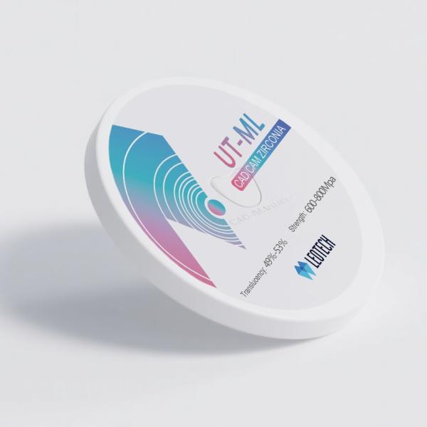 Yttria-Stabilized Zirconia Blank / 10.5×10⁻⁶/K Thermal Expansion / ≤3-Unit Bridges | HV10 1150-1250
