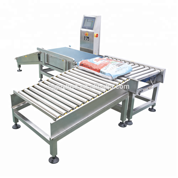 Compact Touch Screen Conveyor Checkweigher PLC Controlled Weight Checking System JZ-W25kg