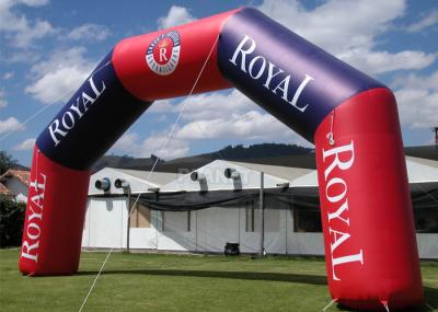 O evento exterior do anúncio comercial personalizou a linha arco da entrada do revestimento de Logo Inflatable Race Start And/arcada