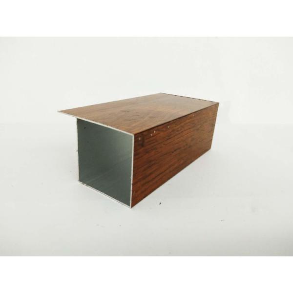 Wood Grain Aluminum Heatsink Extrusion Profiles Durable And Strong