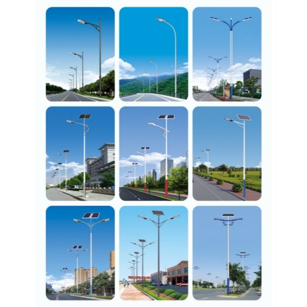 LED Solar Street Light With Split Type 12H Working Hours for Urban Greenways