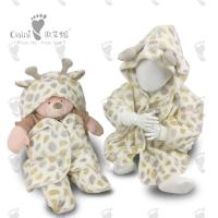33cm Manteau pour nouveau-né marron 100% polyester Vache pour bébé