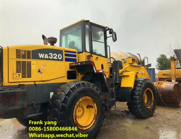Japan Original Komatsu Wa320 5 Wheel Loader 7645 * 3030 * 3200 Mm
