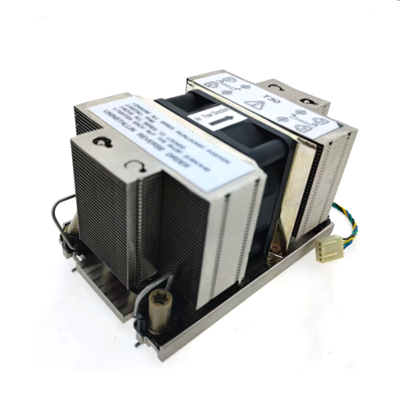 2U LGA4677 Server CPU Cooler M87 Active Heatsink Copper Base Heat Pipe 4Pin PWM Fan