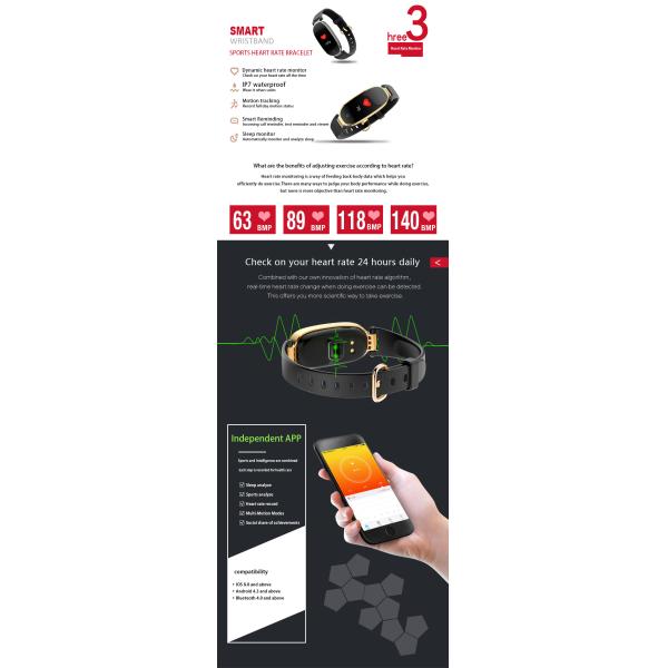 0.96'' Health Tracking Smartwatch