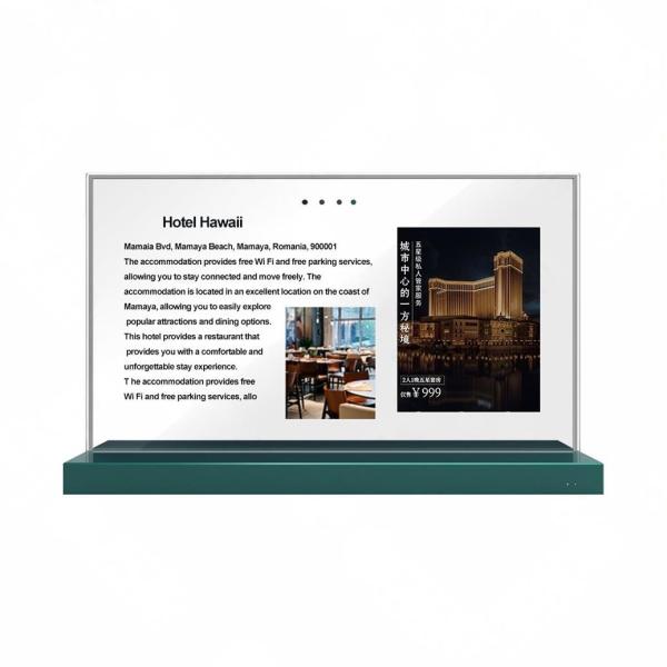 30 Inch Oled Clear Display Integrated Stitching Model Customizable Size Low Power Consumption