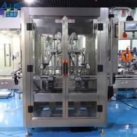 Máquina de enchimento pneumática automática do pistão de 4 cabeças para o gel do banho do champô do sabão líquido
