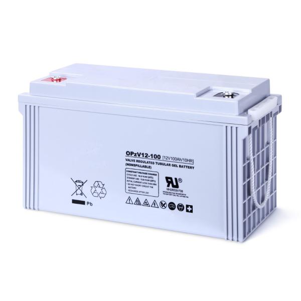 12V 100Ah OPzV Gel Battery with 20+ Years Design Life and Corrosion Resistance for Harsh Environments