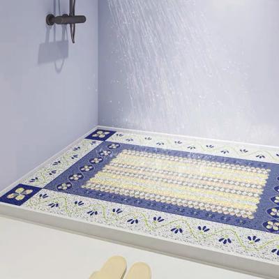 PVC do deslizamento de 45CM*74CM o anti pavimenta o banho macio Mat For Inside Bath de Mat Barefoot 10MM