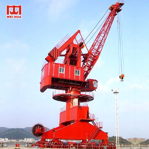40 Ton - 60 Ton Lattice Boom Harbour Portal Jib Crane Cabin Control