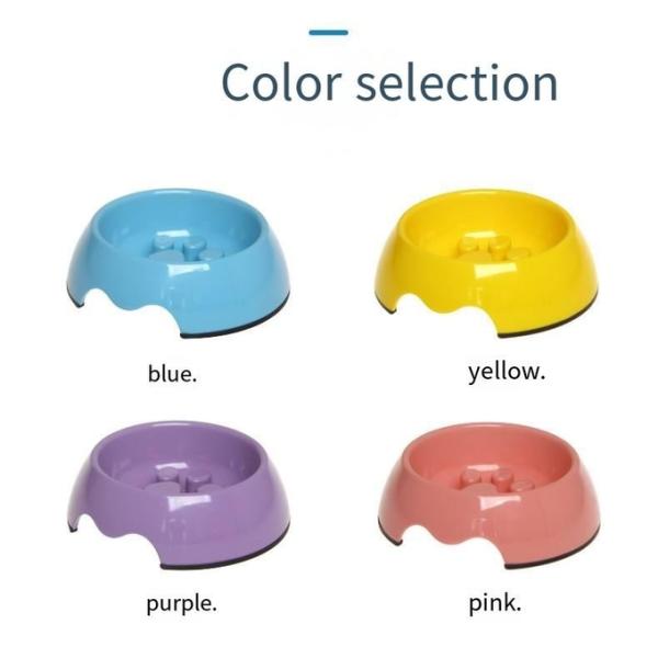 Меламин для домашних животных, медленная еда, универсальная противозаточная чаша для кошек и собак