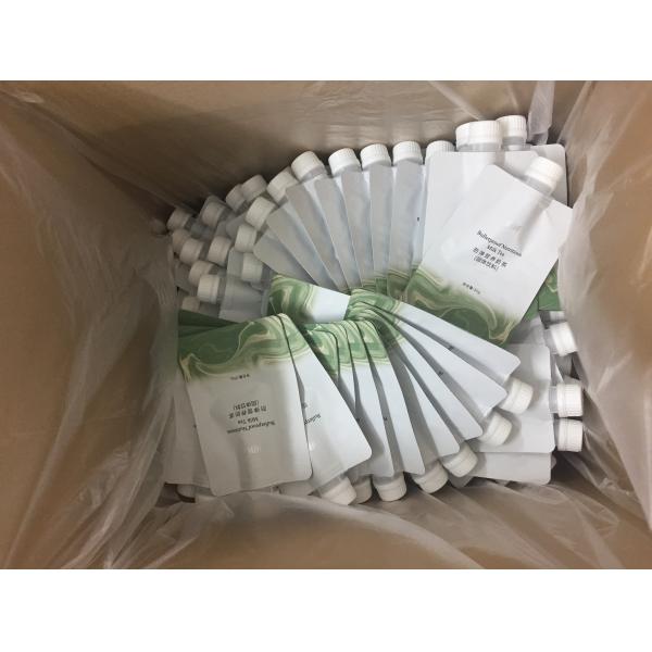 Подгонянный верхний мешок Spout упаковывая сумку шампуня геля ливня 100ml упаковывая