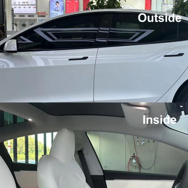 Top Quality 6% Vlt Heat Resistant Privacy Protection Factory Window Solar Film Car Window Tinting Film