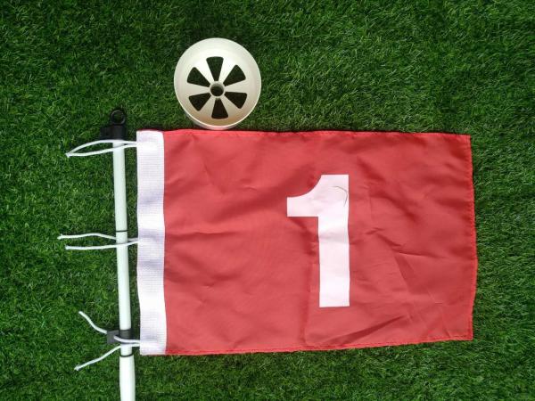 mini flag stick , golf cup , golf cups , plastic golf cup  , mini flagstick  , putting cup