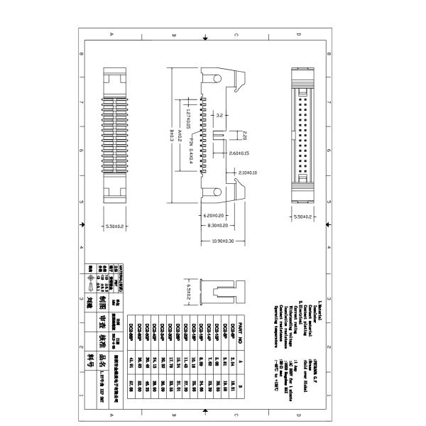 Штыри КРЫШКИ 2*15 вьюрка вспышки золота СМТ сооружают соединитель заголовка выталкивателя 1.27мм