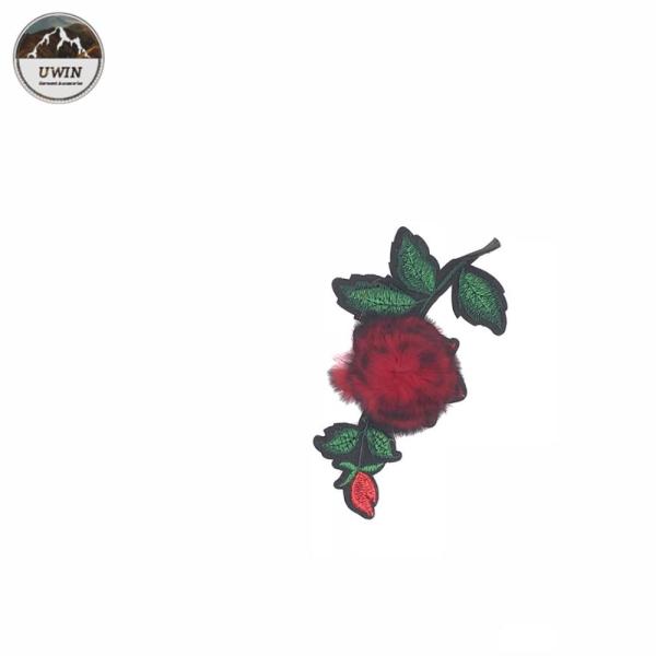 Distinct Design Floral Embroidery Patches , Eco Friendly Stick On Patches For Clothes