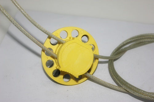 ZC-L41 Cable Safety Lock Out With 185 Weight ABS Material 2m Cable Steel Body