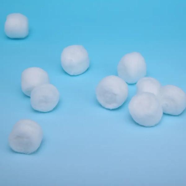 Bolas 100% de algodão médicas descartáveis superiores com absorvência alta