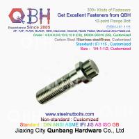 QBH IFI115 - 2002 a planície 1/4 1-1/2 do espaço aéreo SS304 SS316 do central elétrica da turbina de gás avança os parafusos da ranhura da flange 12-Point 12