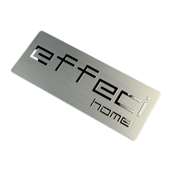 Custom Mirror Letter Effect Metal Label Stainless Steel Embossed Brand Logo Nameplate With Adhesive