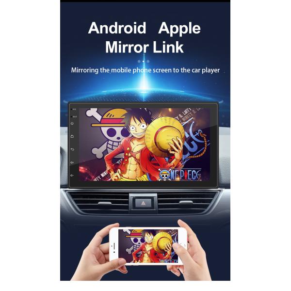 7 дюймовый IPS экран Android Автомобильный стерео GPS навигация WIFI 1+32G/4+64G