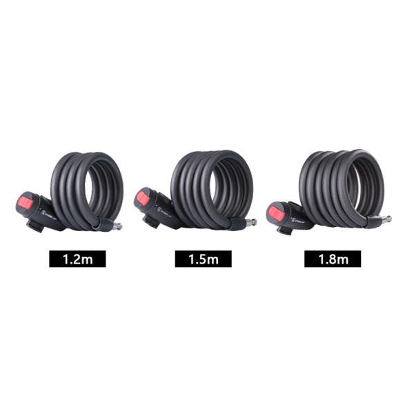 2022 Anti Theft Bike Steel Cable Lock Portable Security Padlock for Mountain MTB Bikes