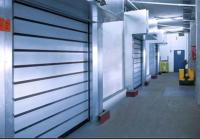 Puerta espiral de alta velocidad modificada para requisitos particulares con el botón Warehouse rápido de arriba vertical automático