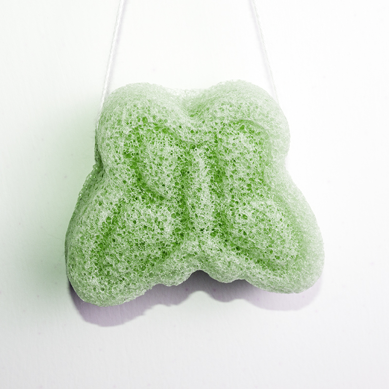 Губка ванны бабочки OEM Konjac