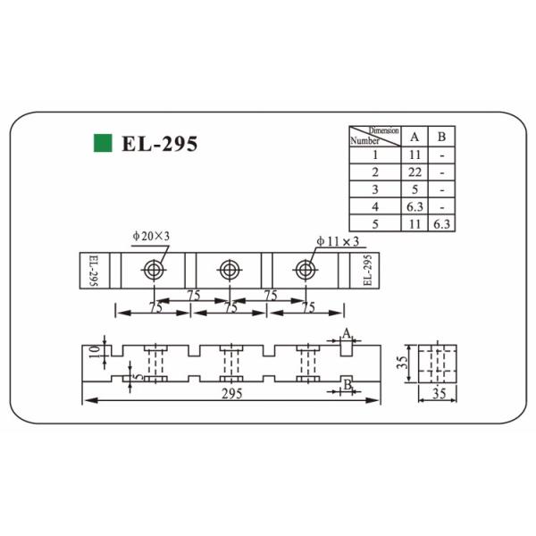 ГОРЯЧИЙ держатель шинопровода амортизатора держателя бара поддержки шинопровода соли EL-295