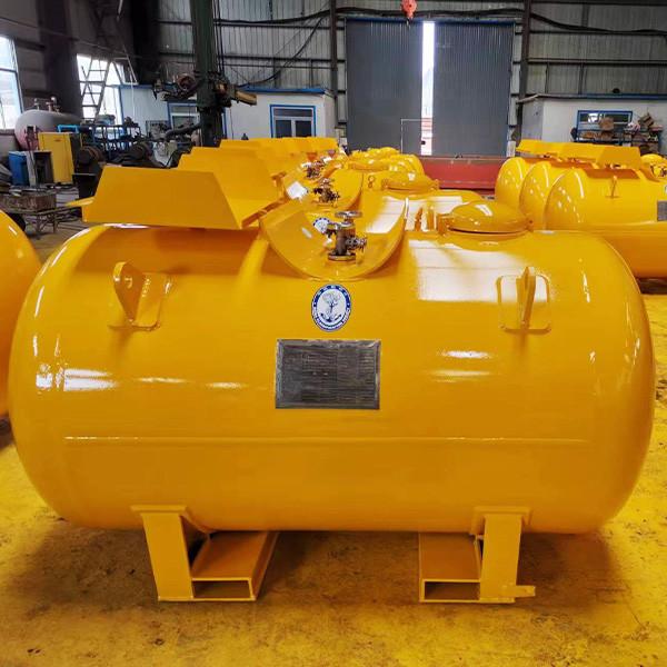 Durable S30408 Réservoir SS horizontal pour le transport de liquides dangereux Tétrachlorure de silicium