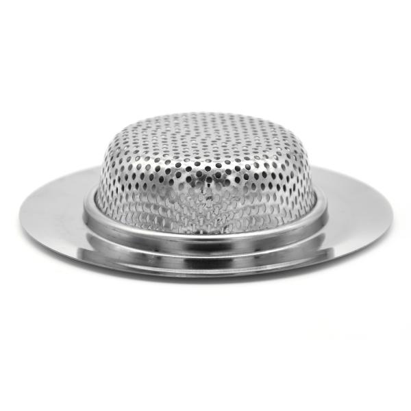 304 Food Grade 4.5'' Stainless Steel Kitchen Sink Strainer In Silver