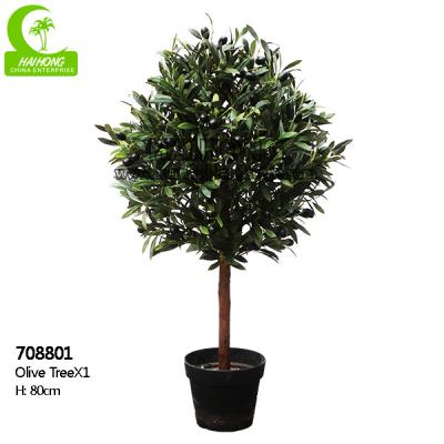 Usines mises en pot artificielles de plancher de H160cm, Olive Tree Anti Aging en soie