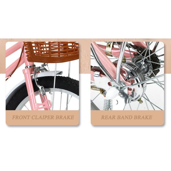 Эргономичный 16-дюймовый девочки дети велосипед односкоростной PU седло маленькие дети велосипед