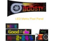 Aplicación de control de la señal de publicidad de la ventana trasera pantalla digital con 192x898mm LED Soft Display Animación de la imagen de patrón rodante