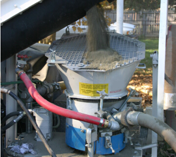 China new airless paint spraying machine for sale, Model HPZ-5 concrete dry sprayer