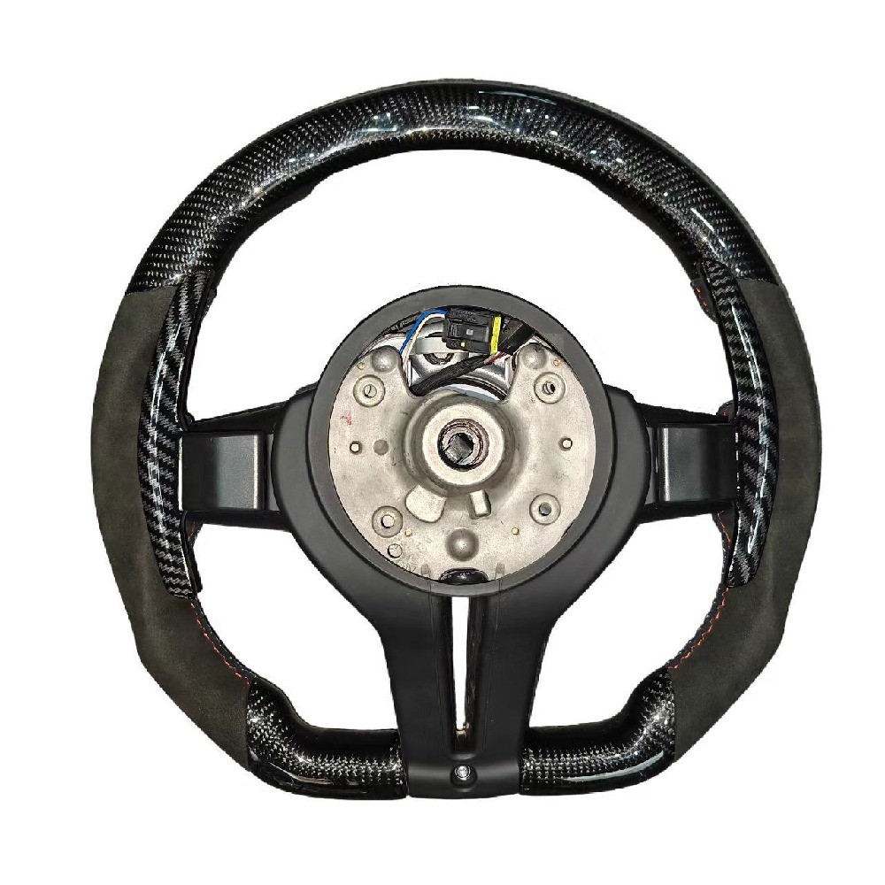 Sports Design Customized Alcantara LED Carbon Fiber Steering Wheel for BMW M3M4M5X1-X6