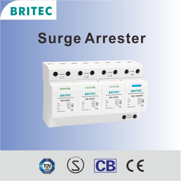 BR-50GR 3+1 Surge Protective Device spd surge protector ac type 1 thunder protector type 1 2 spd