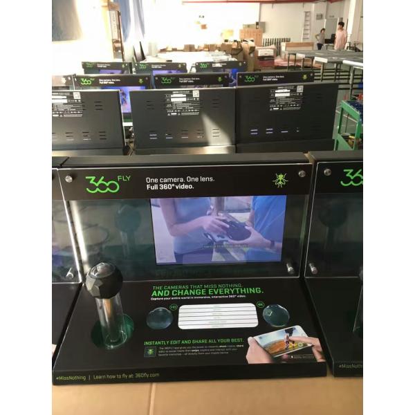 Floor Standing Kiosk Payment Machine , Touch Self Swap Card Barcode Reader Kiosk