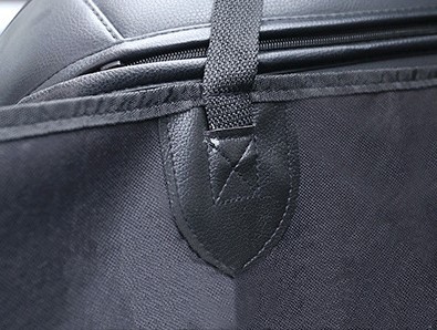 Mat de siège arrière en tissu oxford imperméable à l' eau couverture de coussin pour animaux de compagnie poches de stockage