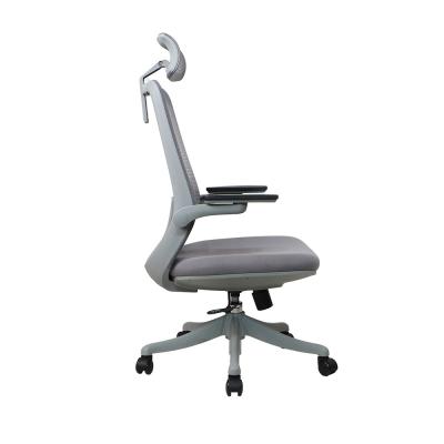 Elevador de gás por conseguinte Mesh Manager Chair da classe 4 de Mesh Grey High Back Office Chair do poliéster