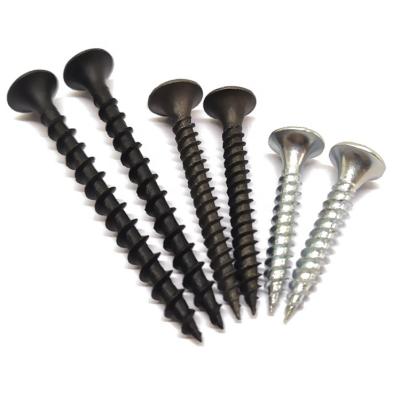 Gypsum Board Drywall Screws Thread Black Phosphate Flat Bugle Head Screw