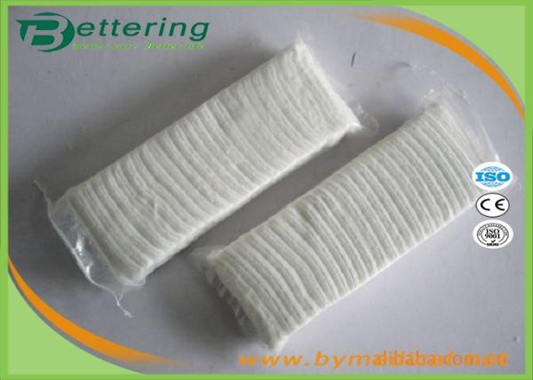 100% Pure Cotton Zig Zag Cotton Wool Roll , Absorbent Cotton Wool Pleat