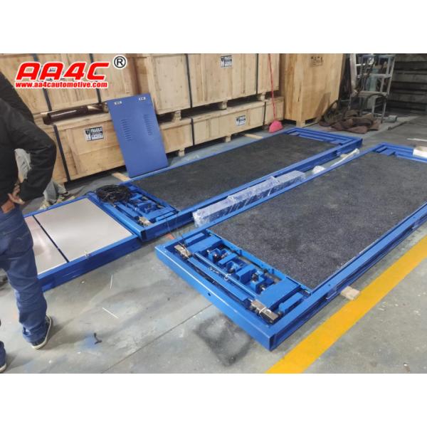 AA4C Pruebador de frenos planos de lujo 13T Equipo de inspección del vehículo Carril de prueba del vehículo 2CTHPB-10A