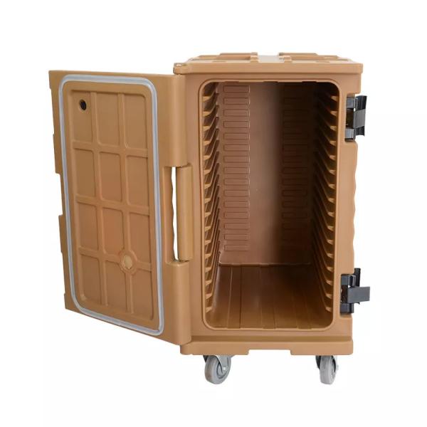 Rotomolding Plastic Insulated Food Pan Carrier Hot Cold Holding 120L
