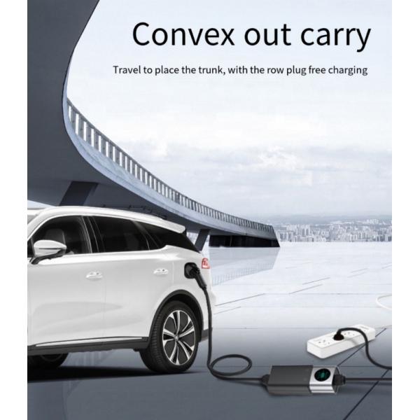 CE FCC ROHS Certified RDC 16A 3.5KW 7KW TYPE1 Portable EV Charger for Home IP65 Grade
